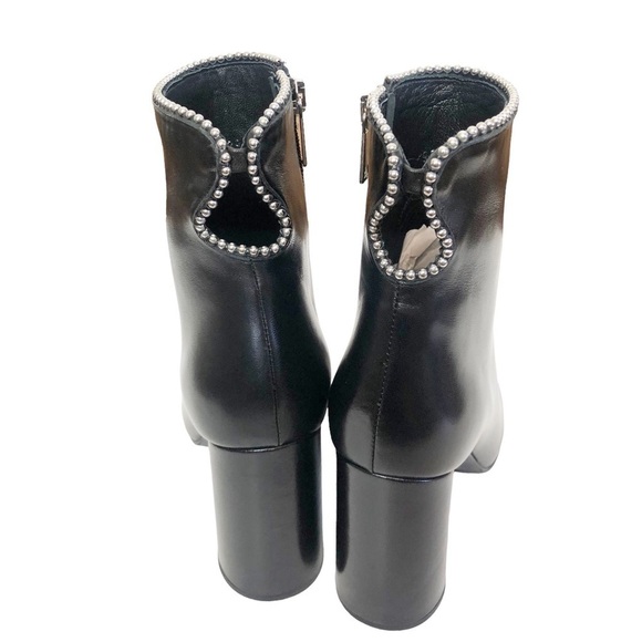 New! Malo Black Ankle Booties Boots Size Zip - Picture 4 of 9